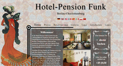 Desktop Screenshot of hotel-pensionfunk.de